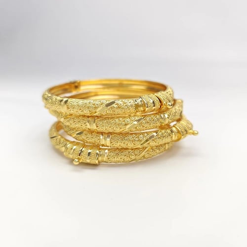 أساور ذهبية 24ق مفتوحة