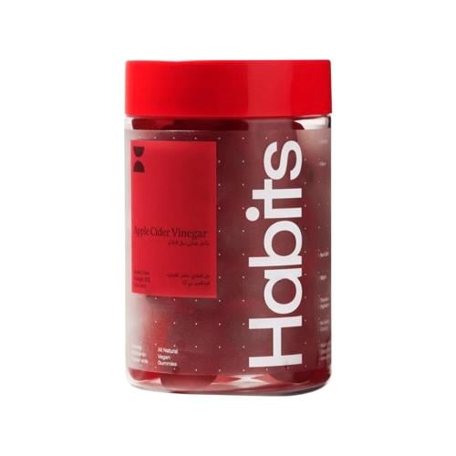 هابيتس مكمل غذائي خل التفاح لخسارة الوزن - 60 قطعة...