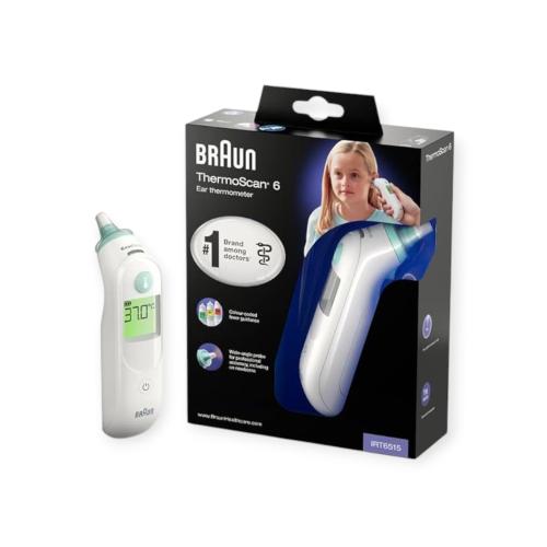 براون ثيرموسكان 6 مقايس حرارة عبر الأذن