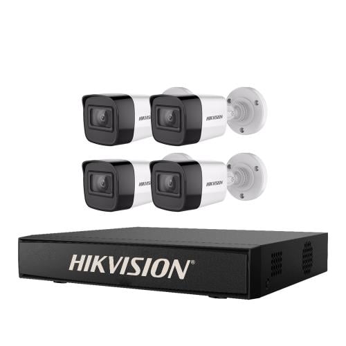 هيكفجين 4 كاميرات HD بدقة 8 ميجا - Hikvision 4 Cam...