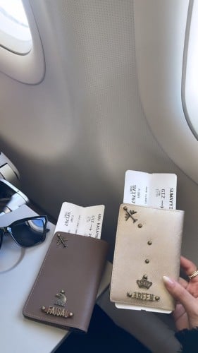 كفرين جواز سفر( ذهبي + بني )