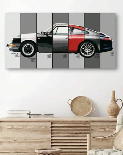 لوحة لعشاق البورش