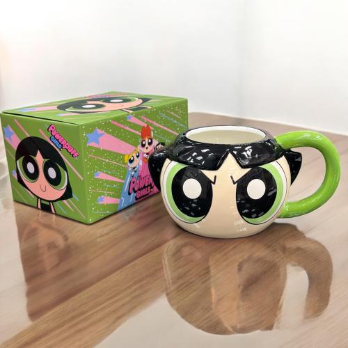 كوب فتيات القوة بشخصية باتركب سيراميك