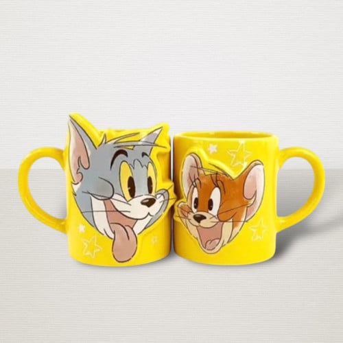 اكواب كبلز توم و جيري طقم سيراميك 300 ملي