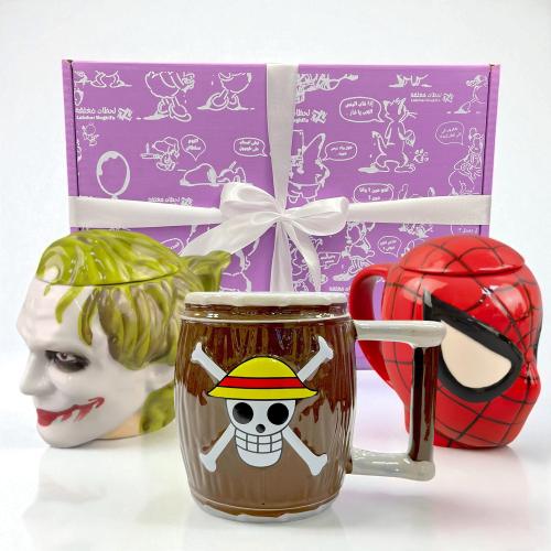 بكج ( 3 اكواب ) الاكثر مبيعاً +بوكس هدايا