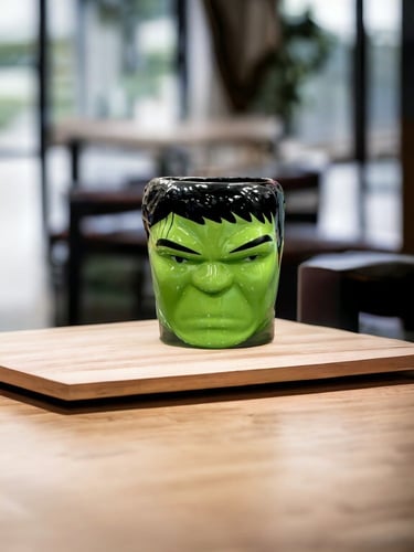 كوب الرجل الاخضر سيراميك 450 ملي