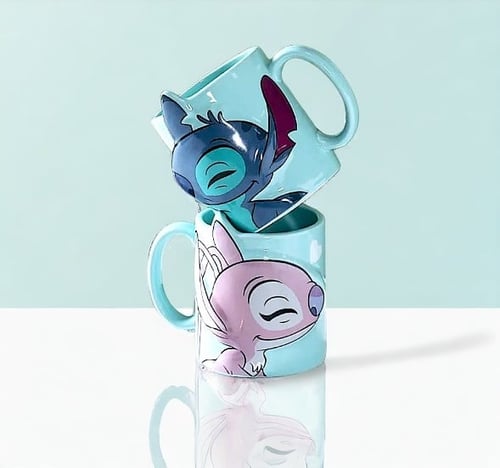 اكواب كبلز ستيتش و انجل طقم سيراميك 300 ملي