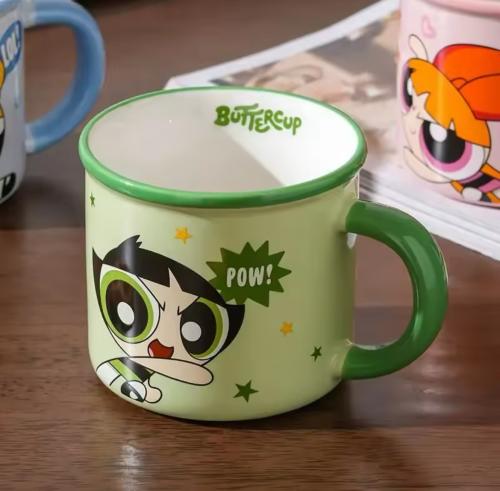 كوب فتيات القوة بشخصية باتركب سيراميك