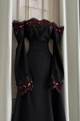 فستان لويا فاشن الاسود