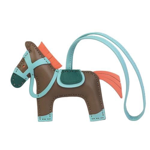 Leather Horse Bag Charm