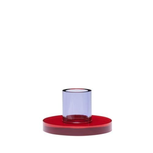 Astra Candleholder Small - Red/Purple