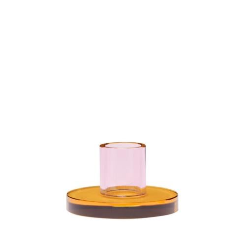 Astra Candleholder Small - Pink/Orange