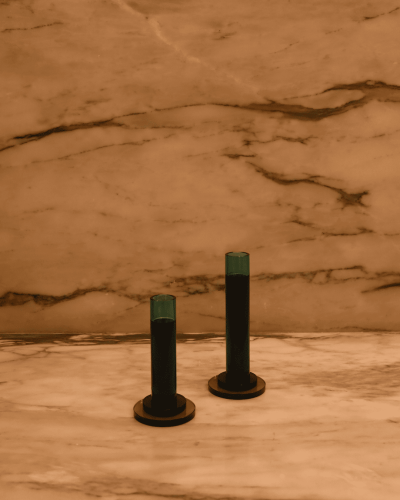 Comet Candlesticks - Blue (Set of 2)