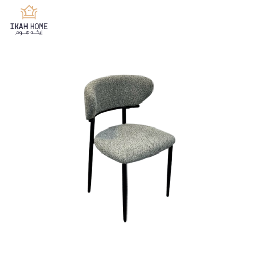 Single fabric chair with upholstery