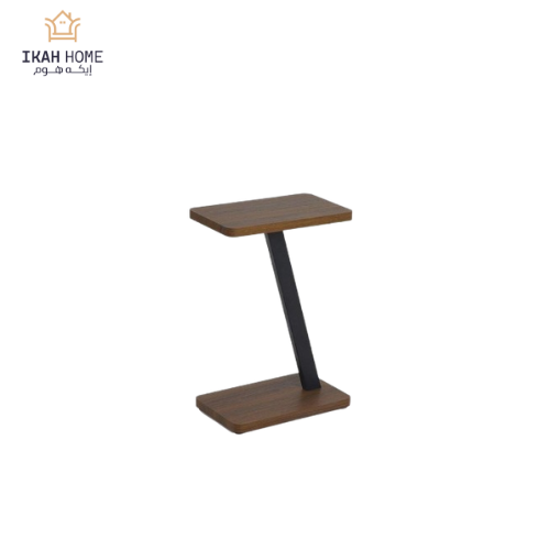 Wooden service table Z-shaped
