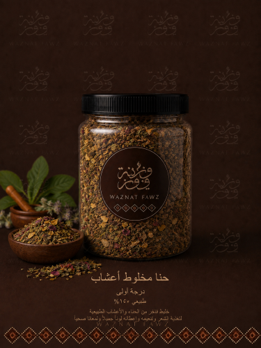حنا جاف مخلوط اعشاب هندية