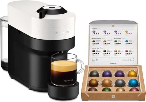 Nespresso ماكينة صنع القهوة فيرتو بوب باللون الأبي...