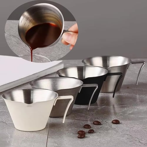 اكواب معيارية لقياس الاسبريسو - ستيل | Espresso Shot Glasses
