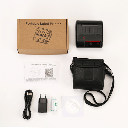 LOGX 3 Inch Portable Thermal Label and Receipt Pri...