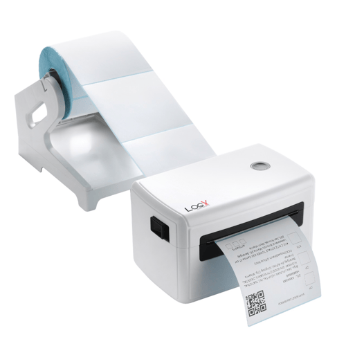 LOGX 4 Inch Thermal Label and Receipt Printer(Dual...