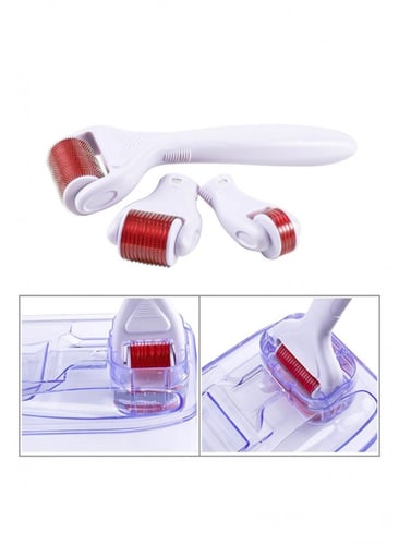 مجموعة ديرما رولر 4 في 1 للعناية بالبشرة