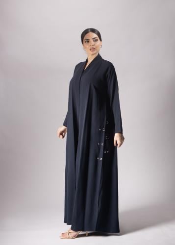 عباية ملكي بتطريز جانبي