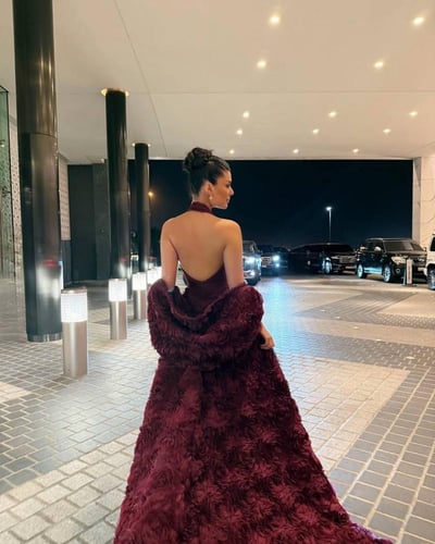 فستان سهرة صدر باربي