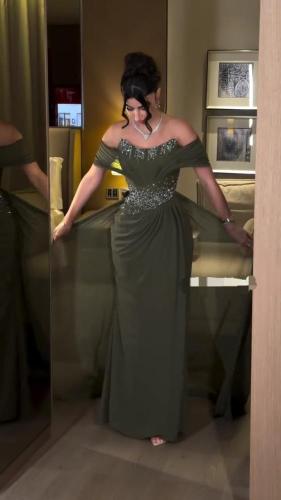 فستان سهرة جورجيت فخم