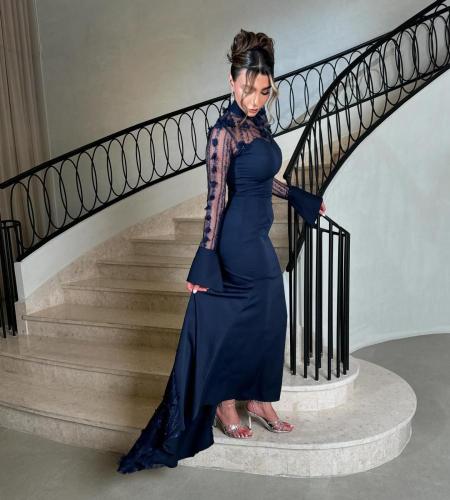 فستان باربي كحلي