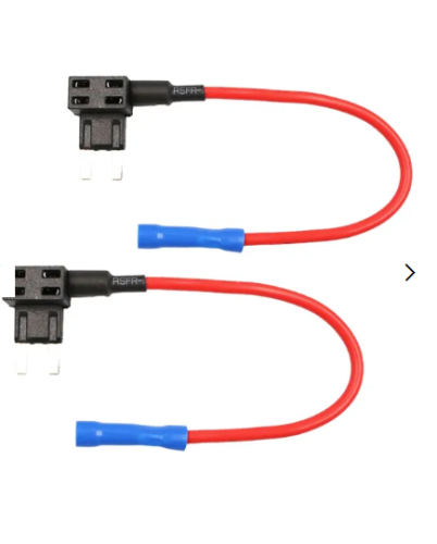 فيش بيت فيوز صغير مع سلك أحمر