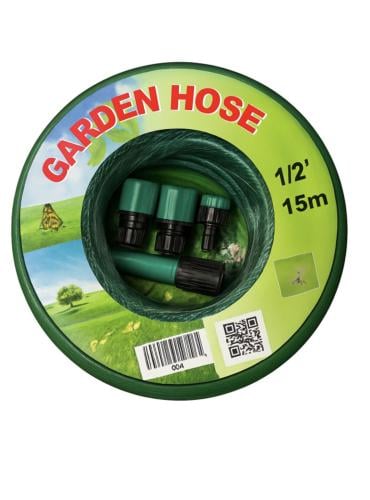 لي ماء حديقة 0.5 إنش 15 متر مع وصلات جودة عالية