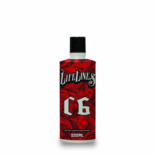 c6 منظف كفرات و جنوط و مكينة 500ml لايف لاينز