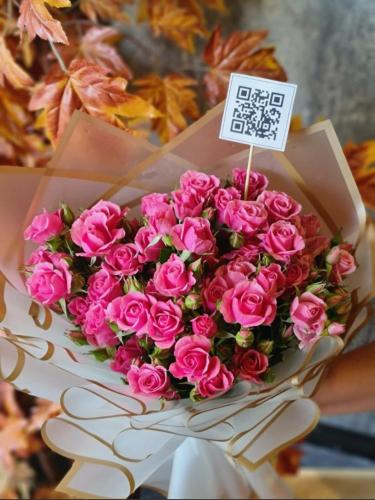 باقة ورد فوشي
