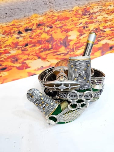 خنجر معدن راس وتر الكايده