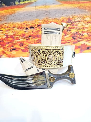 جنبيه صنعاني قرن طبيعي جاموس