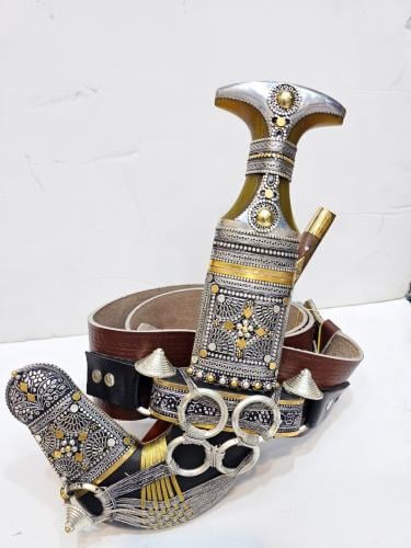 خنجر معدن الكايده رأس وتر