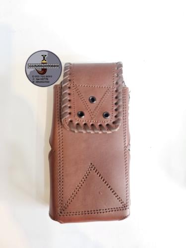 خبا جوال جلد بُني