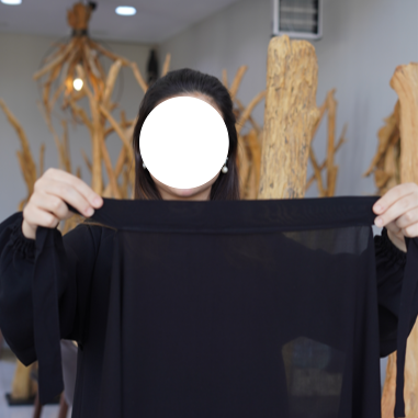 طرحه ربط +نقاب ملكي وسط ربط