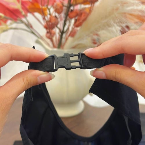 عدد 3 نقاب حرير مبطن مشبك وسط