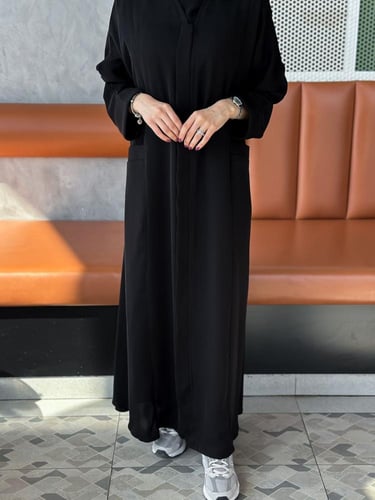 عباية 1042 سحاب مخفي جيوب