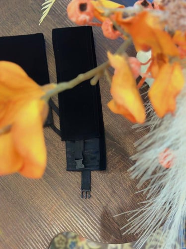 نقاب مشبك مبطن وسط + طرحه ربط