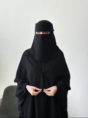 عباية ثنين في واحد سحاب قصير