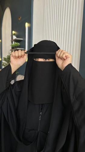 عباية ثنين في واحد سحاب كامل