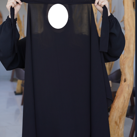 طرحه ربط +نقاب ملكي وسط ربط