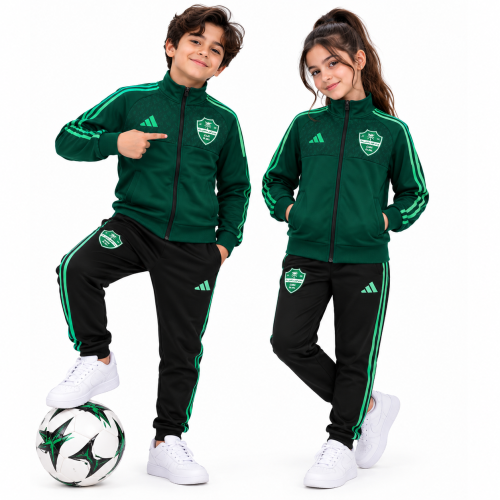 طقم الأهلي السعودي ولادي جاكيت وبنطلون