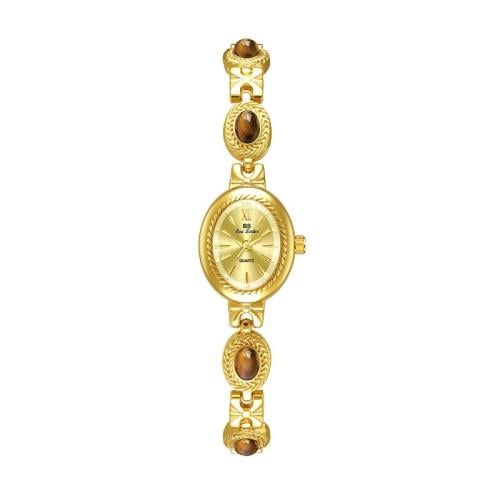 A small elegant gold watch