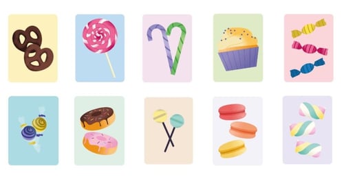 لعبة الحلويات