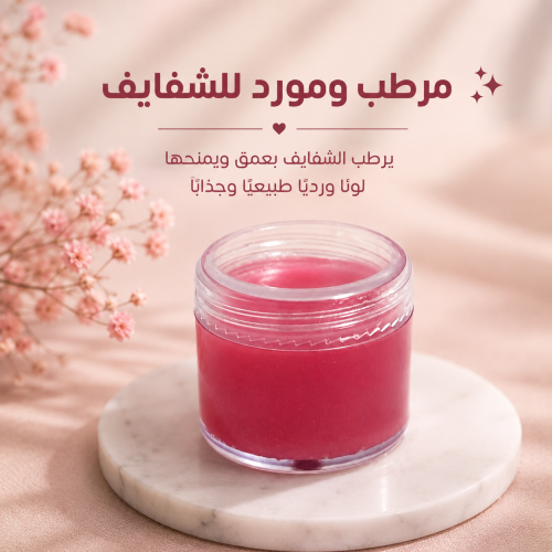 مرطب مورد للشفايف