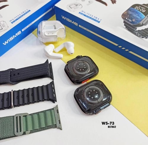 ساعة ذكية ويسمي WS-73 الترا2 مع سماعات أذن
