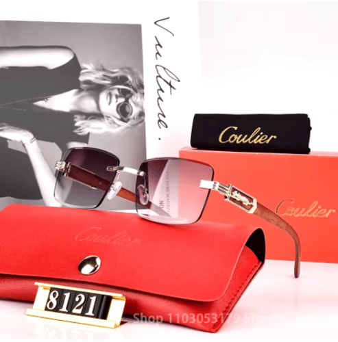 رائع ليوبارد رئيس خفيفة النظارات الشمسية فرملس خمر...